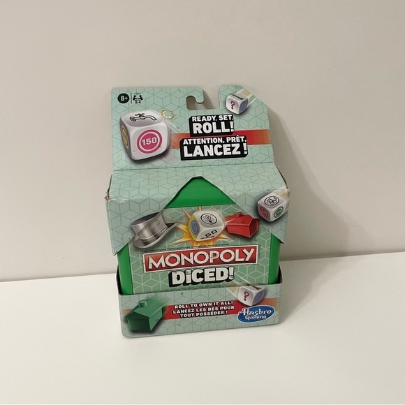 Hasbro Monopoly Diced Fast Paced Dice Game - Picture 1 of 11